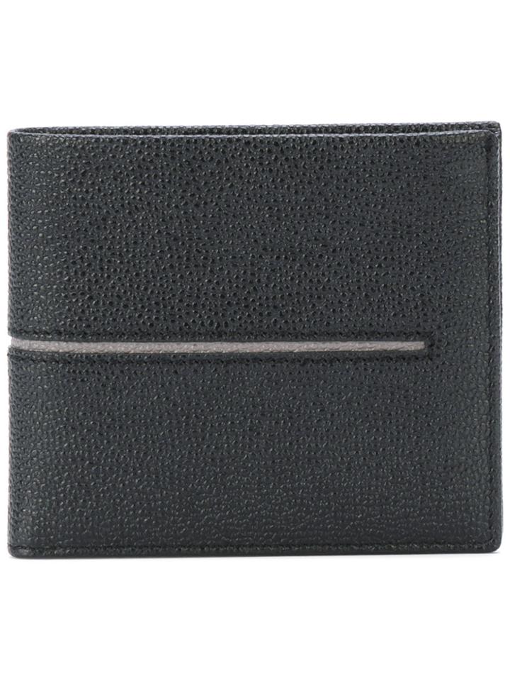 Tod's Embossed Billfold Wallet - Black