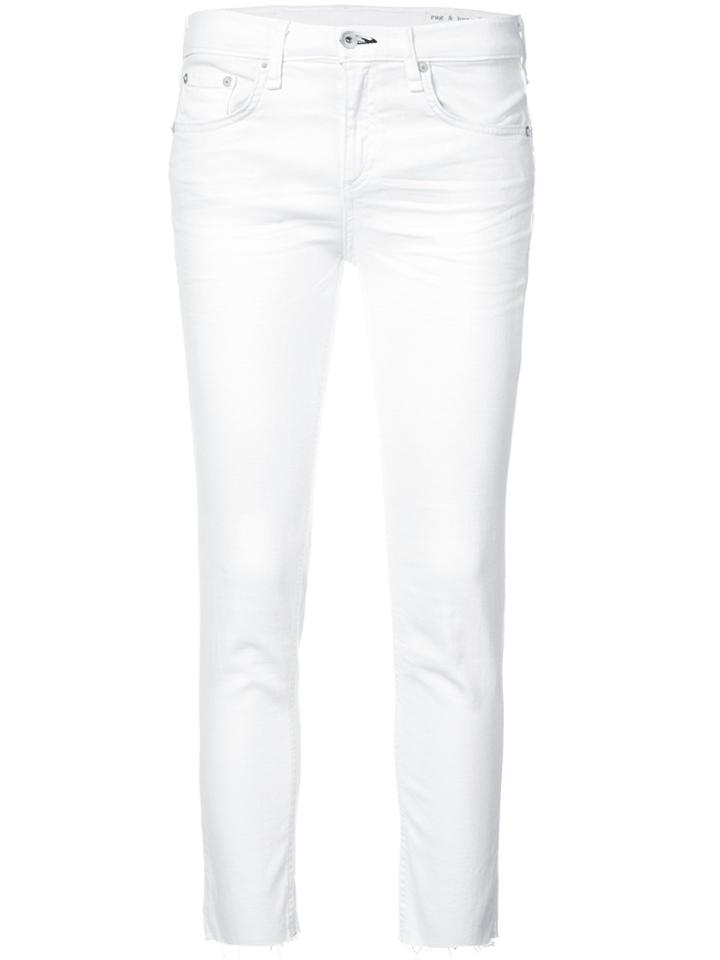 Rag & Bone /jean Ankle Dre Jeans - White