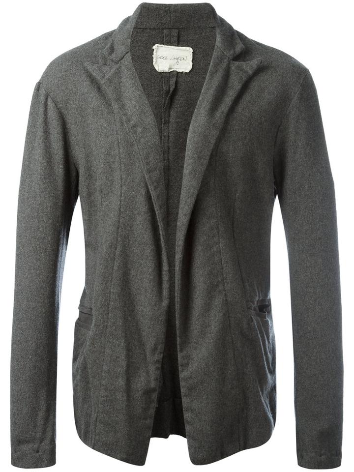 Greg Lauren Flannel Jacket, Men's, Size: 3, Grey, Wool/cotton