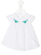 Tartine Et Chocolat - Embroidered Bird Top - Kids - Cotton - 9 Mth, White