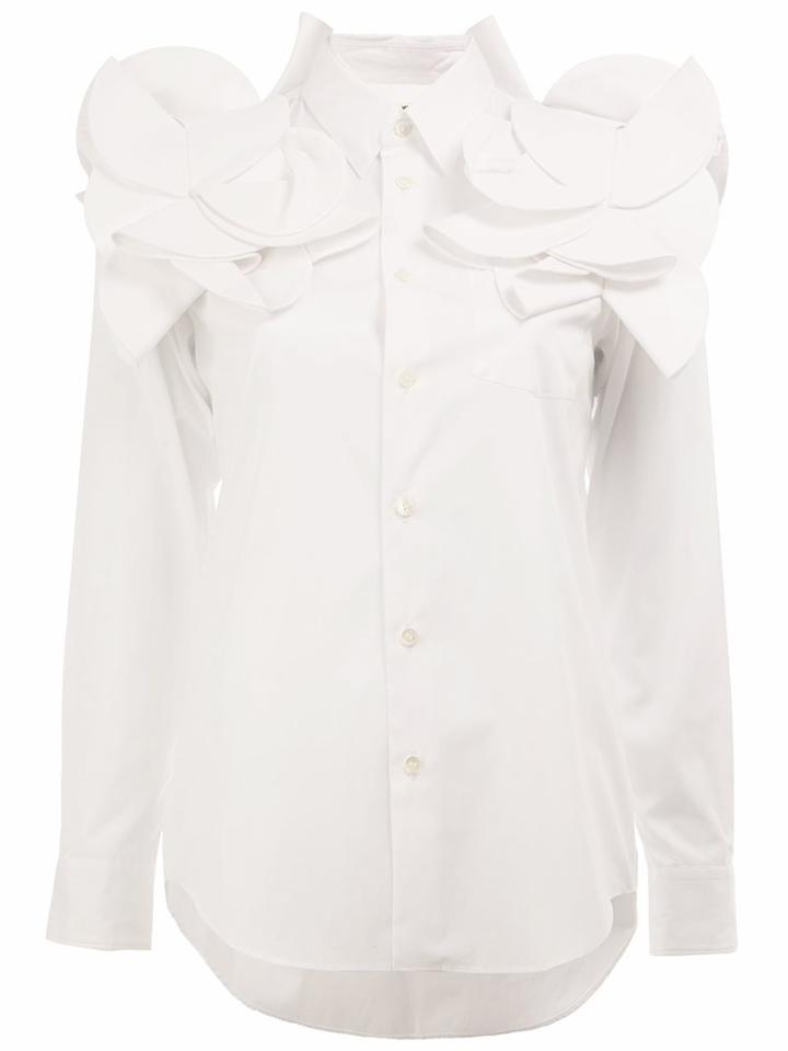 Junya Watanabe Comme Des Garçons Ruffled Appliqué Shirt