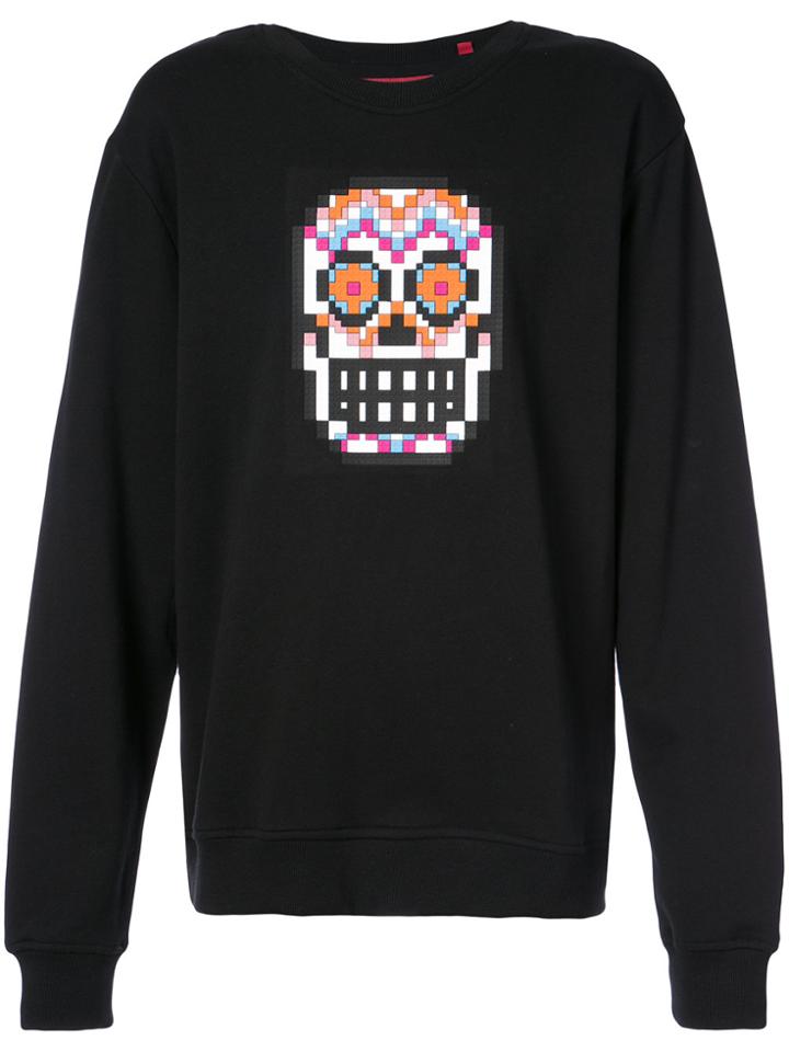 Mostly Heard Rarely Seen 8-bit Muertos Skull Sweatshirt - Black