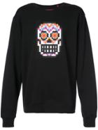 Mostly Heard Rarely Seen 8-bit Muertos Skull Sweatshirt - Black