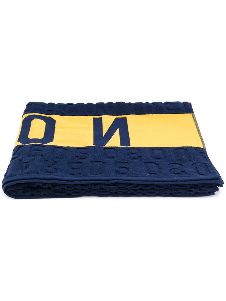 Dsquared2 Icon Beach Towel - Blue