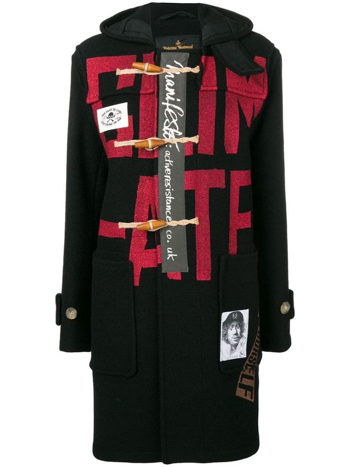 Vivienne Westwood Anglomania Monty Duffle Coat - Black