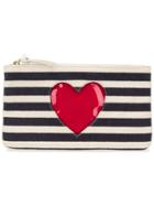 Moschino Cheap & Chic Striped Clutch Bag - Blue