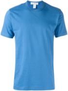 Comme Des Garçons Shirt Plain T-shirt, Men's, Size: Xs, Blue, Cotton