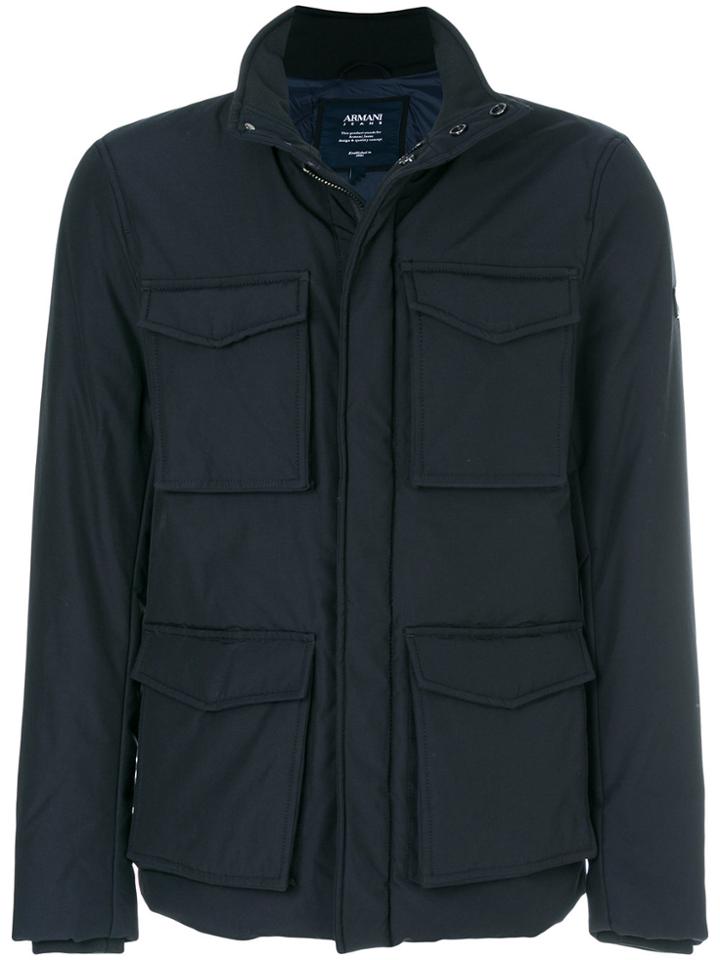 Armani Jeans Shell Puffer Jacket - Blue