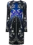 Roberto Cavalli Rose And Star Fitted Dress