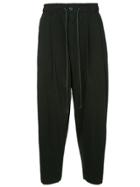 Kazuyuki Kumagai Tapered Harem Style Trousers - Black