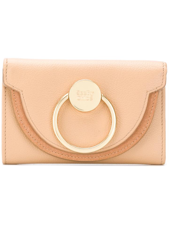 See By Chloé Flap Wallet - Nude & Neutrals