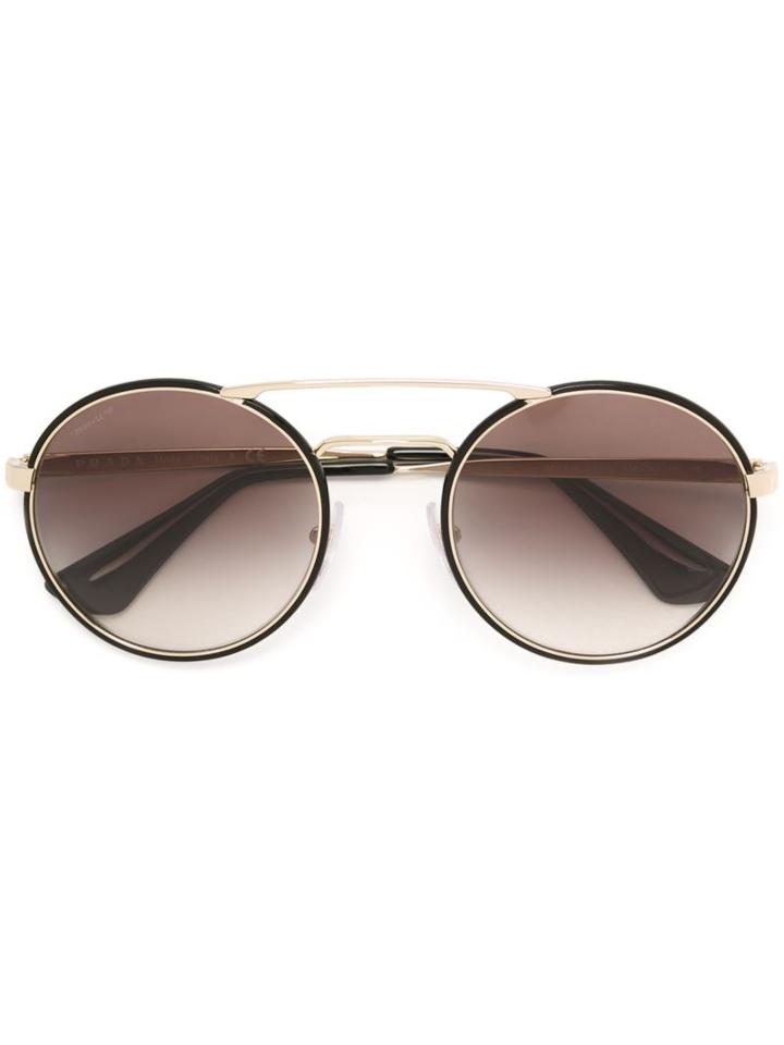 Prada Eyewear Round Framed Sunglasses