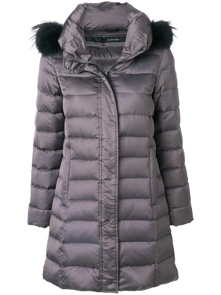 Hetregò Hooded Padded Parka - Pink & Purple