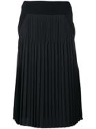 Givenchy Mid-length Contrasting Skirt - Black