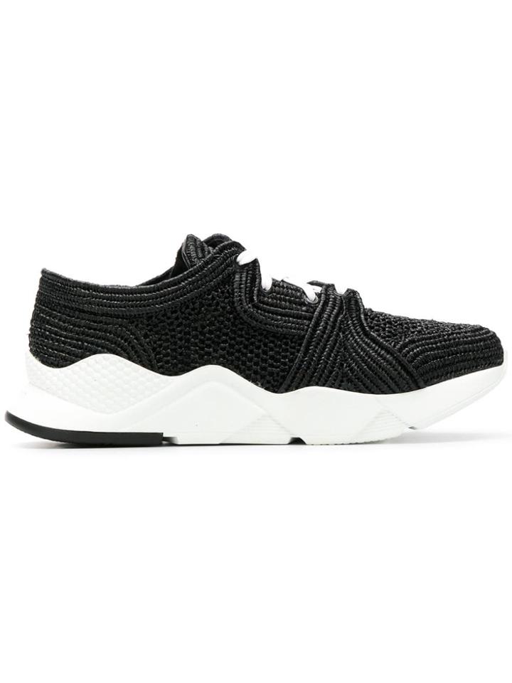 Clergerie Chunky Sole Sneakers - Black