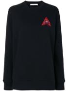 Givenchy - Pyramid Eye Sweatshirt - Women - Cotton - S, Black, Cotton