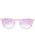 Garrett Leight - Kinney M Sunglasses - Women - Acetate/metal (other) - One Size, Pink/purple, Acetate/metal (other)