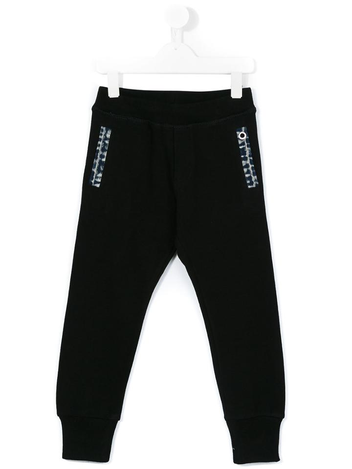 Diesel Kids - Potty K Tracksuit Bottoms - Kids - Cotton/polyester - 3 Yrs, Toddler Boy's, Black
