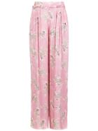 Clube Bossa Printed Riboud Palazzo Pants - Pink