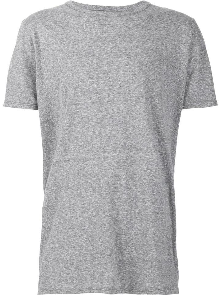 Rta Round Neck T-shirt, Men's, Size: Xs, Grey, Cotton