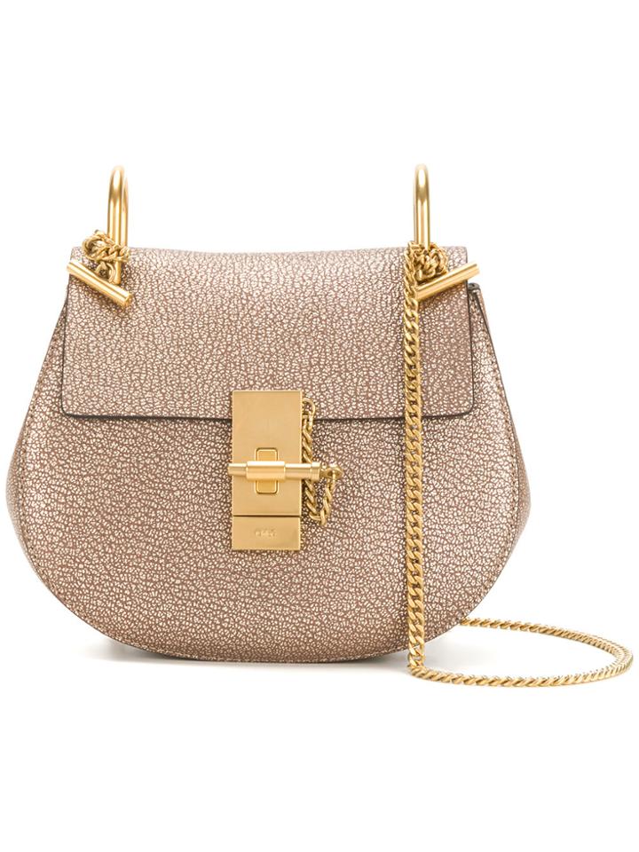 Chloé Mini Drew Shoulder Bag - Metallic