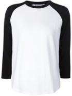 T By Alexander Wang Fine Knit Baseball Jumper