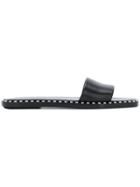 Alexander Wang Studded Sliders - Black