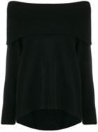 N.peal Off The Shoulder Jumper - Black