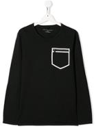 Stella Mccartney Kids Teen Pocket-detail T-shirt - Black