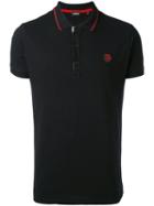 Diesel - Zipped Neck Polo Shirt - Men - Cotton/spandex/elastane - Xl, Black, Cotton/spandex/elastane