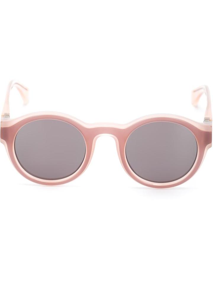 Mykita - Round Frame Sunglasses - Unisex - Acetate - One Size, Pink/purple, Acetate