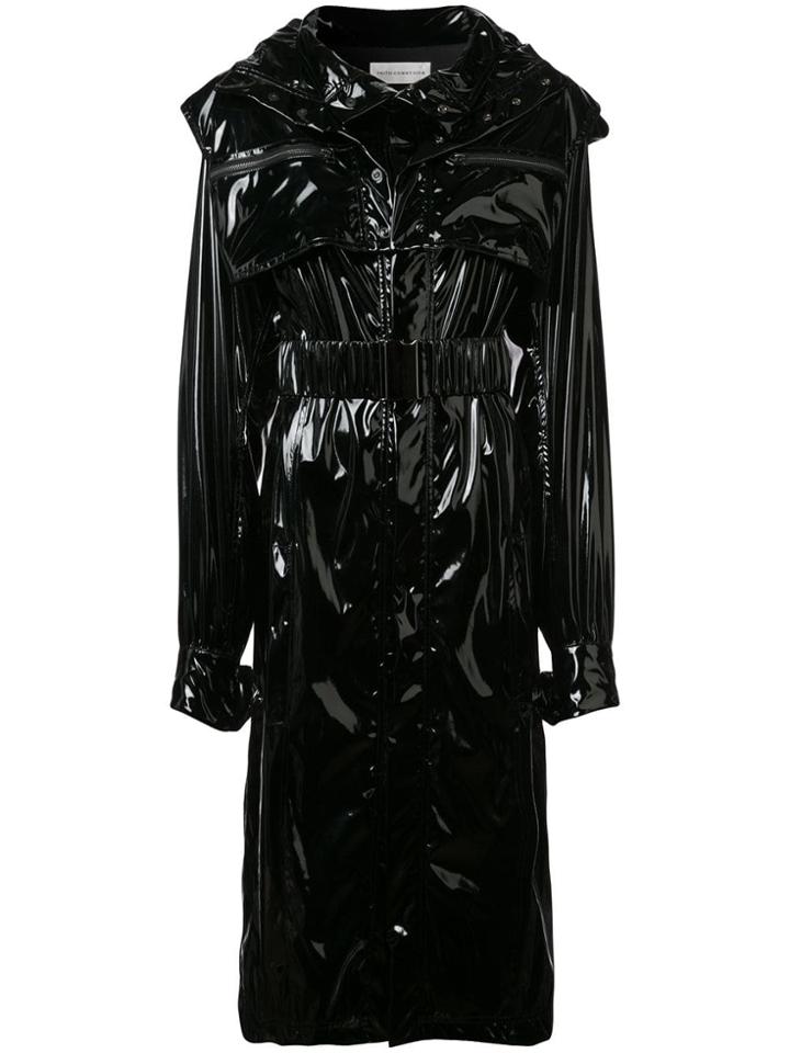 Faith Connexion Hooded Coat - Black