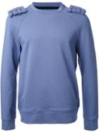 Wan Hung Cube Shoulder Detail Sweatshirt, Men's, Size: 50, Grey, Cotton