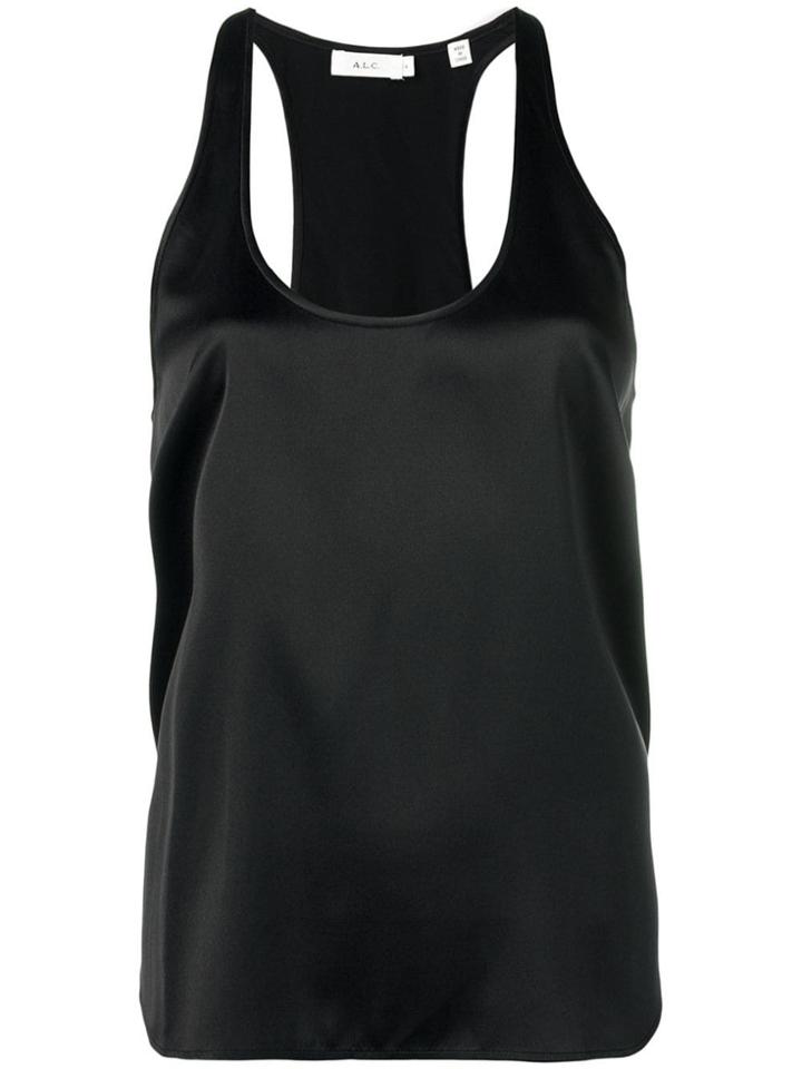 A.l.c. Satin Tank Top - Black