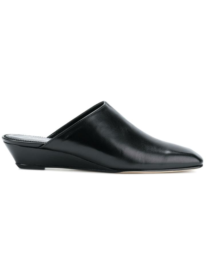 Dorateymur Slip-on Wedge Mules - Black