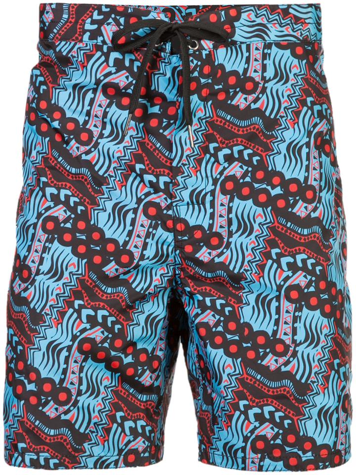 Cynthia Rowley Camden Board Shorts - Blue
