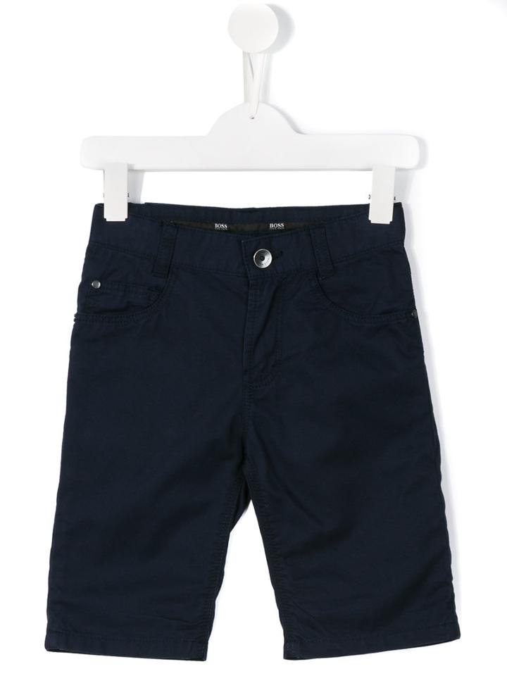 Boss Hugo Boss Chino Shorts, Toddler Boy's, Size: 4 Yrs, Blue