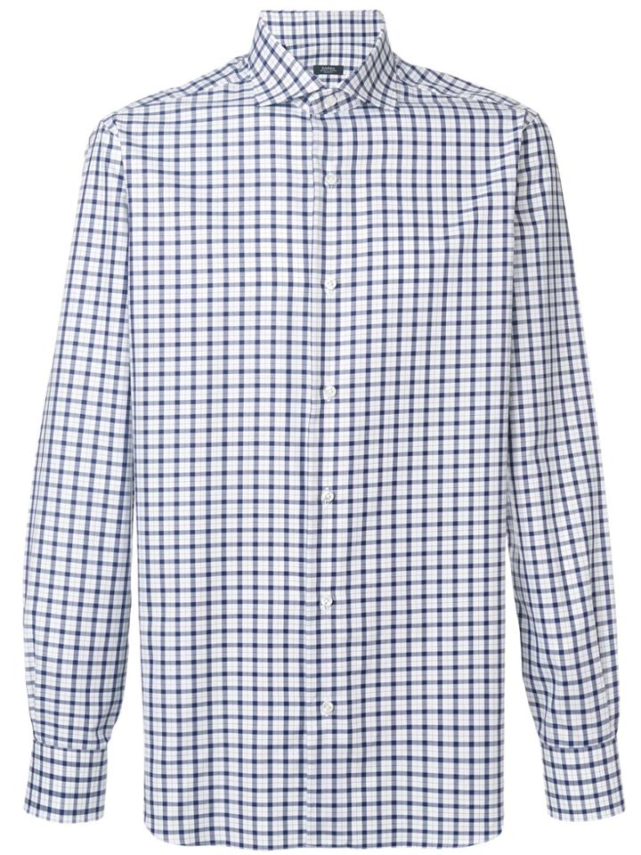 Iro Long Sleeved Checked Shirt - Black