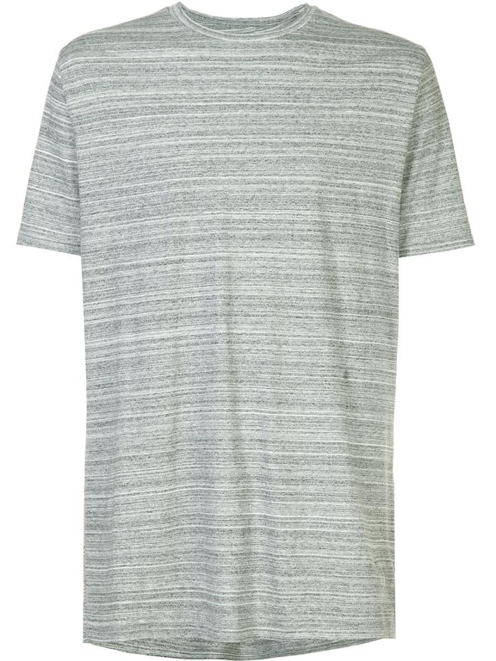 Zanerobe Striped T-shirt, Men's, Size: Xl, Grey, Cotton