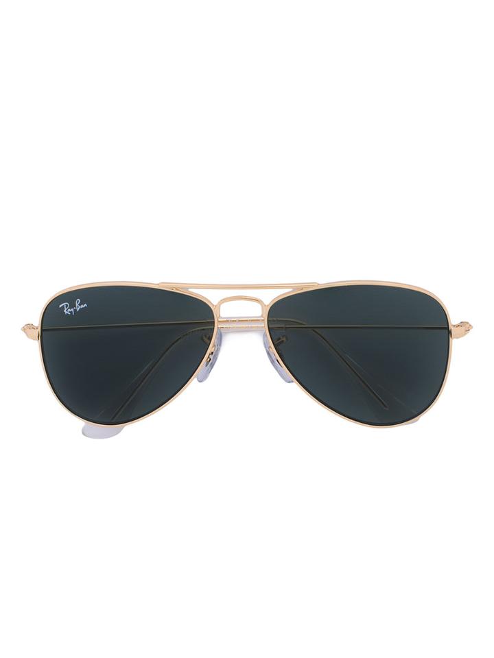 Aviator Sunglasses - Kids - Acetate - One Size, Yellow/orange, Ray Ban Junior