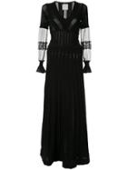 Ingie Paris Long-sleeve Flared Dress - Black