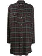 Isabel Marant Étoile Iceo Checked Shirt Dress - Green