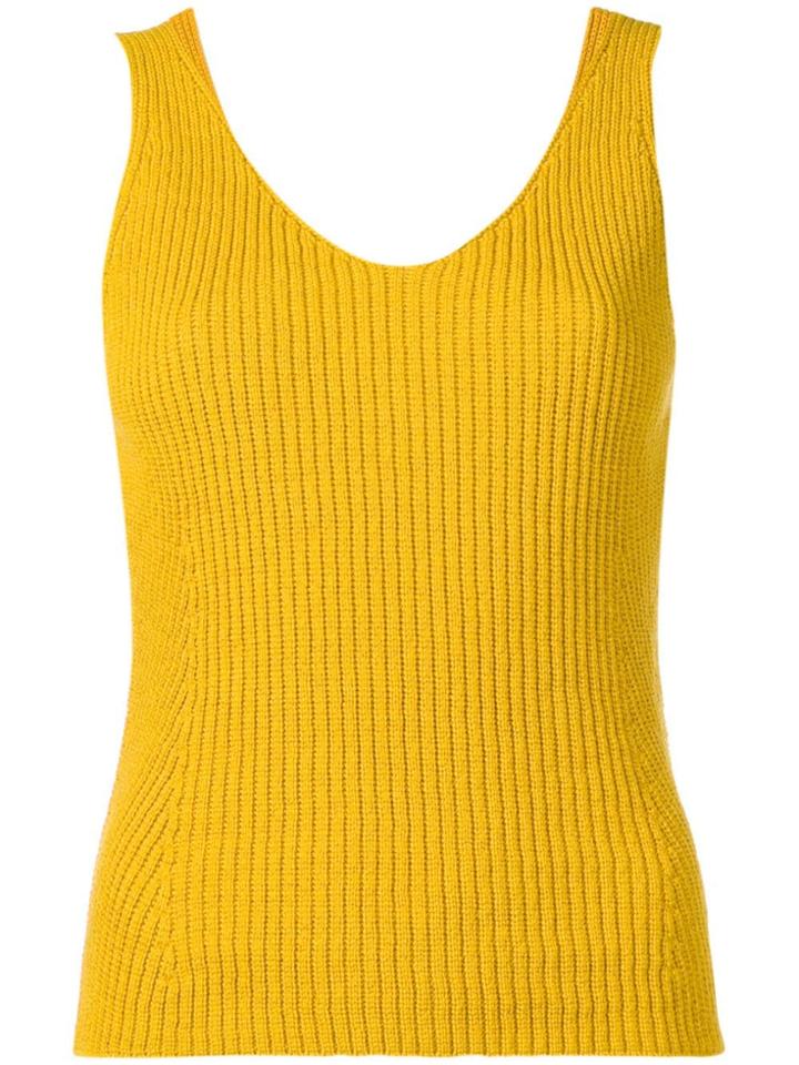 Vince Knitted Vest - Yellow