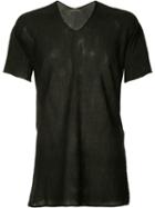 Label Under Construction Longline T-shirt, Men's, Size: 48, Blue, Cotton