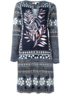 Diane Von Furstenberg 'reina' Dress, Women's, Size: 8, Blue, Silk