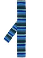 Paul Smith Striped Tie - Blue