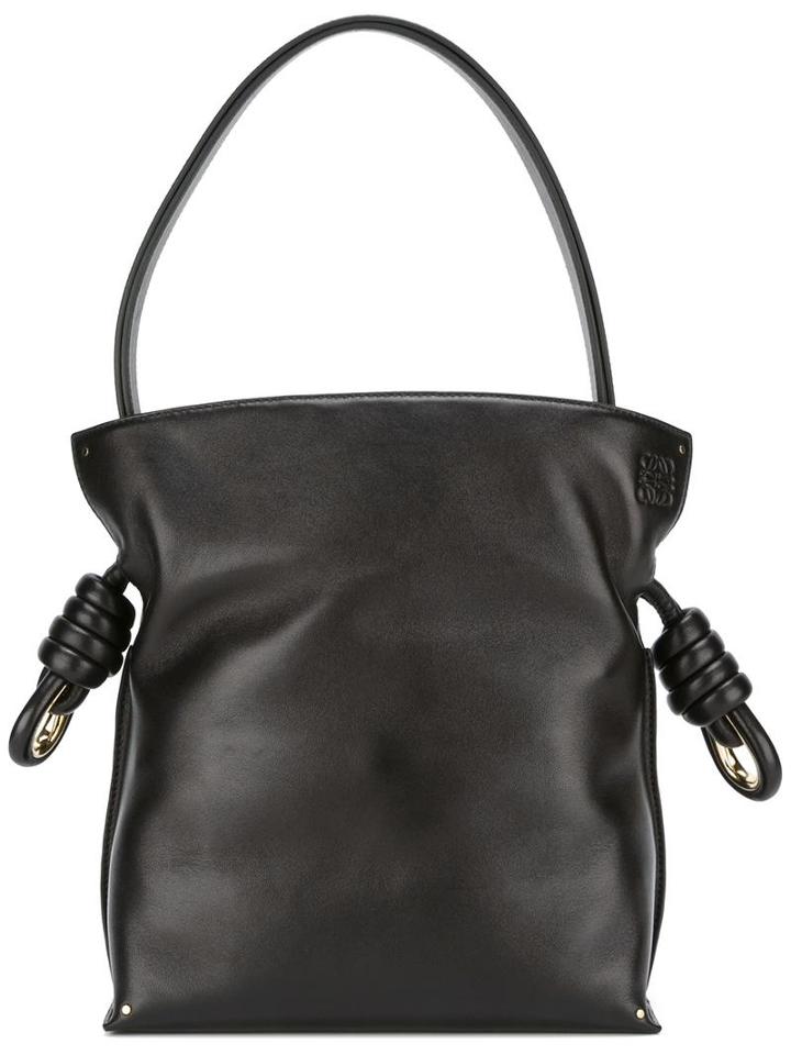 Loewe 'flamenco' Tote Bag, Women's, Black, Leather