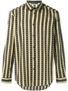 Versace Greca Key Print Shirt - Black
