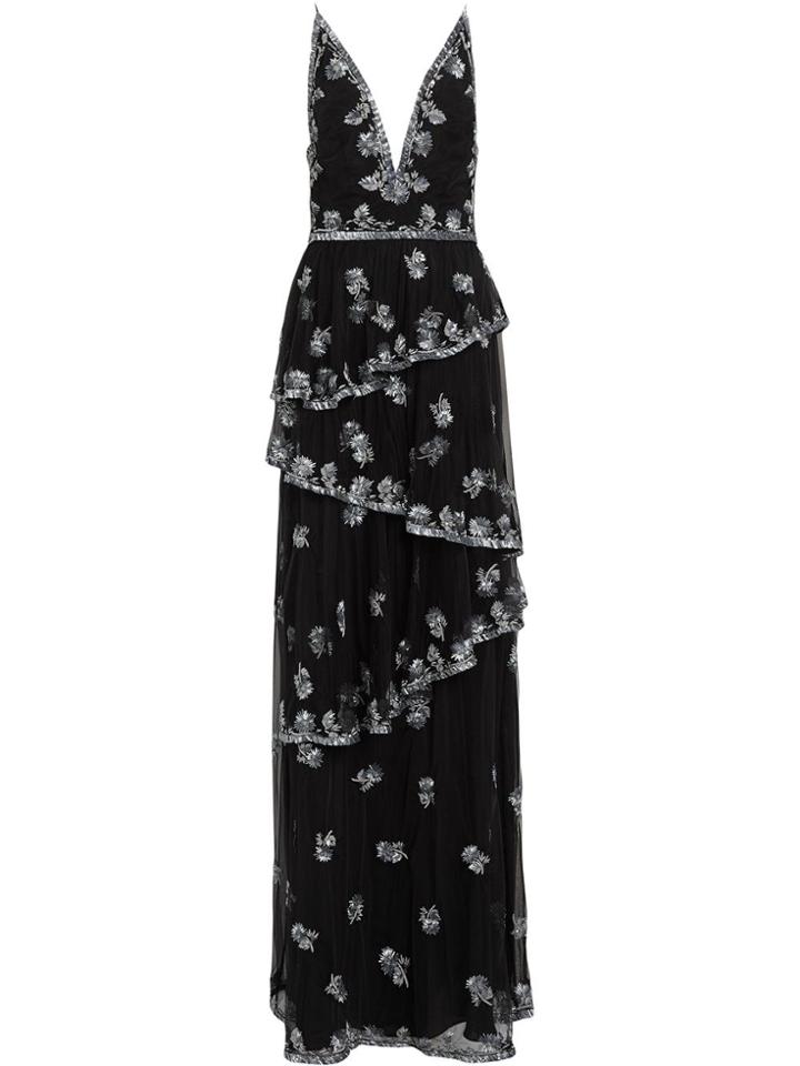 Burberry Hand-beaded Open-back Dress - Black