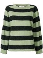 Humanoid Striped Sweater - Green